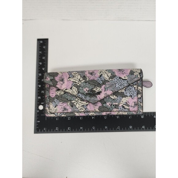 Coach Envelope Wallet Heritage Floral Print V5/Soft Lilac Multi Style 8968 - Picture 8 of 8